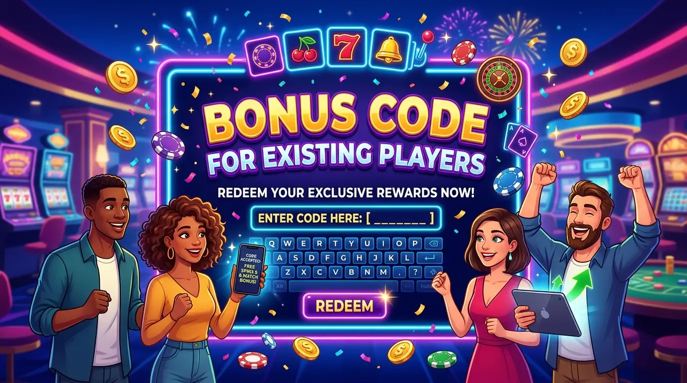 Lucky Elf casino bonus code for existing players
